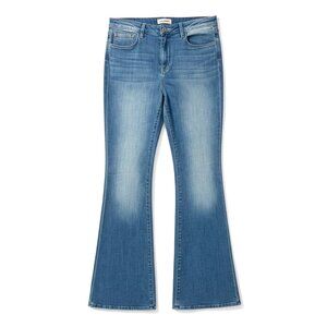 L'Agence Bell High Rise Flare Jeans in Atlantic Blue Bell Bottom Stretch Size 27